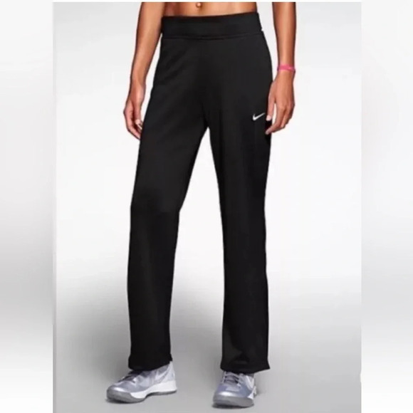 Nike Dri-Fit Avenger Warm Up Pants Sweatpants Black Womens Size Large (833) - Picture 1 of 6
